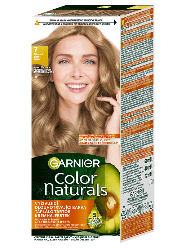 Color Naturals permanentní barva na vlasy 7 Přirozená blond
