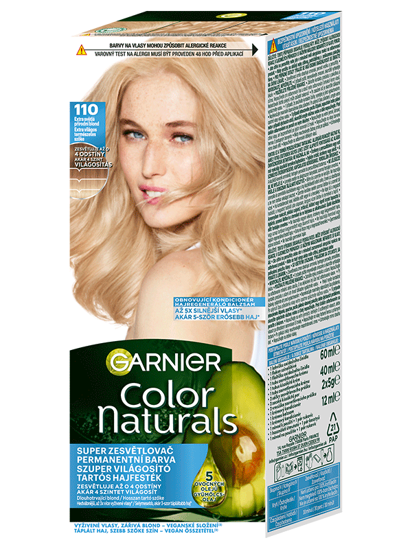 Color Naturals permanentní barva na vlasy 110 Extra světlá přírodní blond