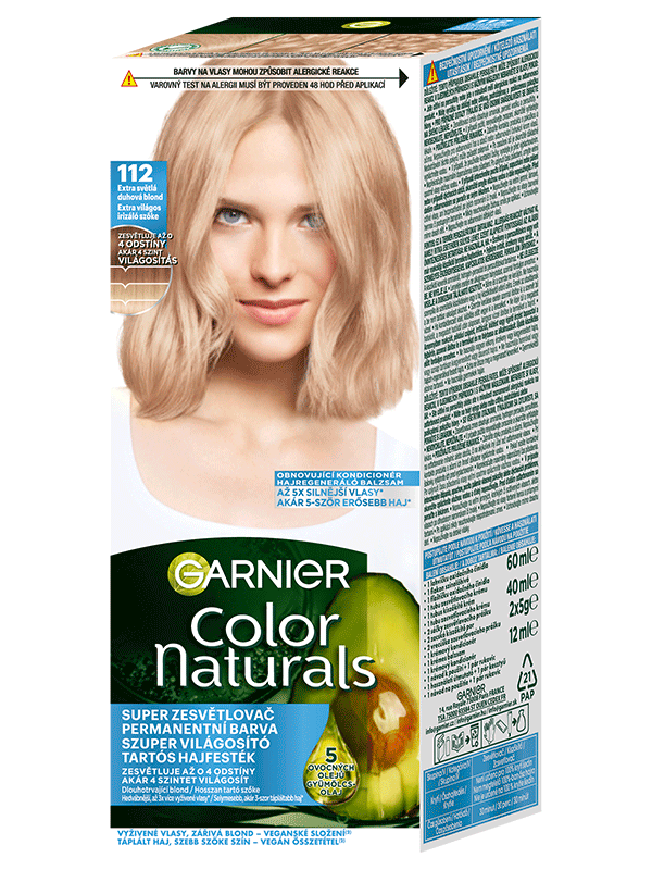 Color Naturals permanentní barva na vlasy 112 Extra světlá duhová blond