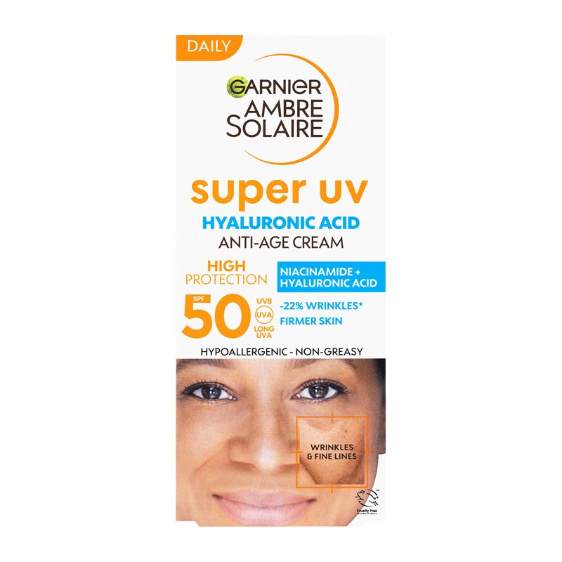 Ambre Solaire Super UV Krém na obličej proti vráskám SPF 50 -2